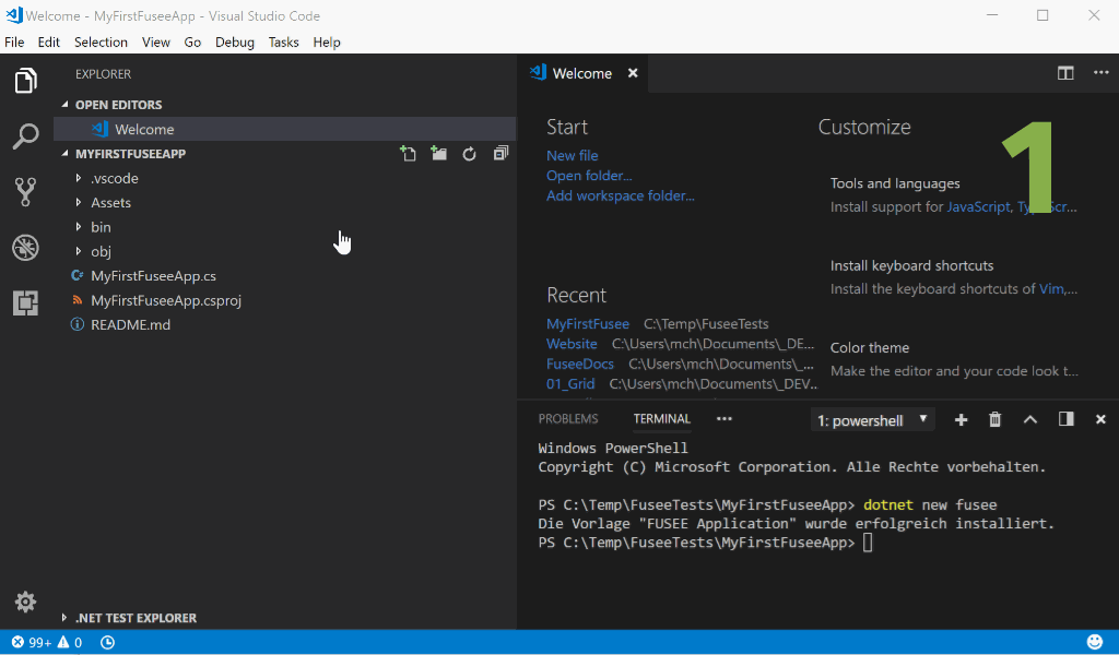 Build and run the App